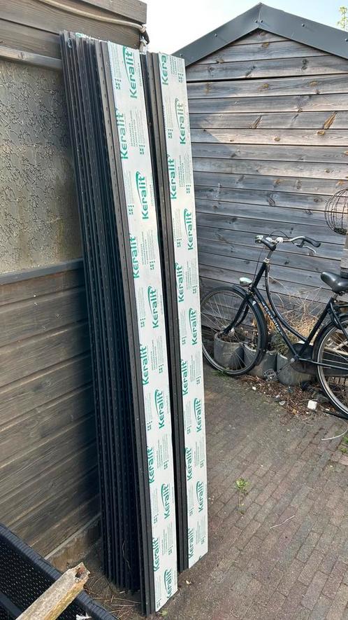 Grote partij Kiralit antraciet classic nerf 143mm breed, Doe-het-zelf en Verbouw, Platen en Panelen, Nieuw, Overige materialen