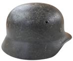 duitse ww2  luftwaffe  re-issued to a heer Q64 m40 helm, Ophalen of Verzenden, Luchtmacht, Duitsland, Helm of Baret