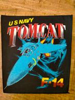 US Navy F-14 Tomcat vintage kleding backpatch embleem patch, Verzenden, Zo goed als nieuw