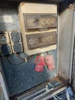 Elektrische verdeelkast met stopcontacten, Ophalen, Stopcontact