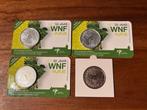 WNF Vijfje 2011 4 stuks - 3 in coincard 1 los, Ophalen of Verzenden, Koningin Beatrix, Euro's, Losse munt