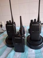 Motorola GP340 (UHF) Portofoon Set, Ophalen of Verzenden, Gebruikt, Portofoon of Walkie-talkie