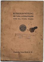 Tatra type 27 (1939) Handbuch vrachtwagen camion, Ophalen of Verzenden, Zo goed als nieuw, Vrachtwagen