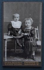 Carte de Visite B5 - Twee kindjes, Gebruikt, Verzenden, Foto, Voor 1940