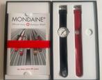 Mondaine horloge 60 jaar special edition, Overige merken, Staal, Met bandje, Polshorloge