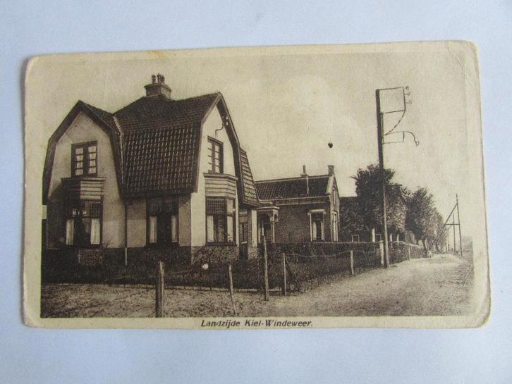 Kiel-Windeweer - Landzijde jaren 20, Verzamelen, Ansichtkaarten | Nederland, Gelopen, Groningen, 1920 tot 1940, Ophalen of Verzenden