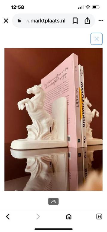 Vintage Boekensteunen - Paarden beschikbaar voor biedingen