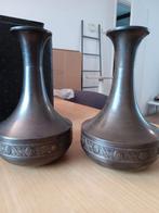 Daalderop KMD Art Deco messing vaasjes, Ophalen of Verzenden