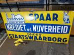 Oud Emaille Reclamebord - Staats Waarborg, Ophalen of Verzenden