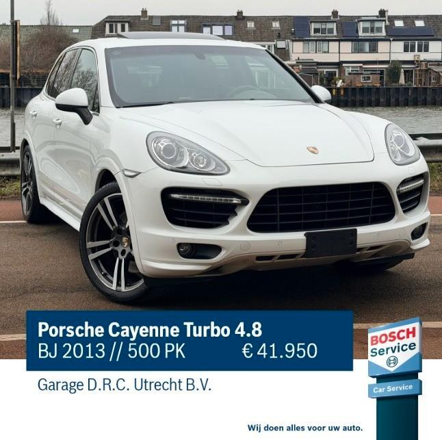 Porsche Cayenne Turbo 4.8 V8 500hp 2013  Sport Design, Auto's, Porsche, Bedrijf, Te koop, Cayenne, 4x4, ABS, Achteruitrijcamera