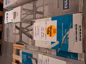 RESTPARTIJ PVC vloer Lazio beige eiken 11,92 m2 beschikbaar voor biedingen