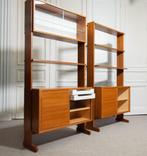 1960s Nisse Strinning Set Teak Boekenkasten, Ophalen, Gebruikt, Teakhout, Minder dan 150 cm