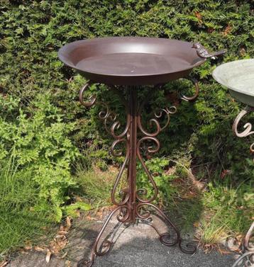 Staand Vogelbad Vogel Voederschaal Smeedijzer Nieuw  beschikbaar voor biedingen