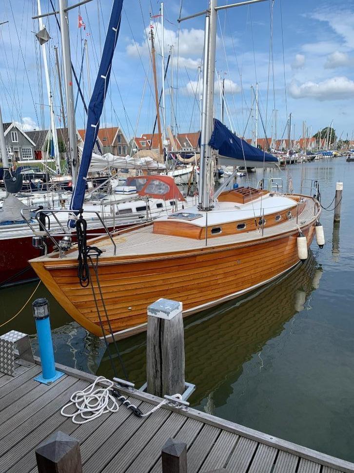 kf 37 zeilyacht, Watersport en Boten, Kajuitzeilboten en Zeiljachten, Zo goed als nieuw, Tourjacht of Cruiser, Hout, 12 meter of meer