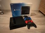 PlayStation 4 zwart 500GB + 3 controllers + spellen, Ophalen, Zo goed als nieuw, Original, Met 3 controllers of meer