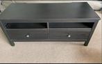 HEMNES TV Meubel Zwartbruin ikea, 100 tot 150 cm, Ophalen of Verzenden, Zo goed als nieuw, Grenenhout