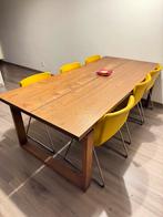 IKEA MÖRBYLÅNGA Eettafel + 6 Gele Stoelen - Complete Set!, Antiek en Kunst, Ophalen of Verzenden