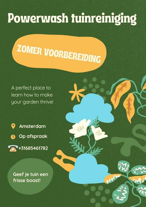 Powerwash tuinreiniging (Amsterdam), Vacatures, Vacatures | Schoonmaak en Facilitaire diensten, Overige vormen
