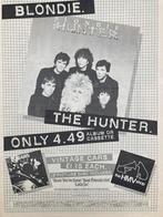 Paginagrote A3 advertentie BLONDIE The Hunter release, Ophalen of Verzenden