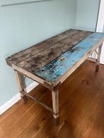 Markttafel india, Huis en Inrichting, Tafels | Sidetables, Ophalen, Gebruikt, 100 tot 150 cm, Rechthoekig