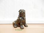 062* Bronzen hond bulldog (Boven €75 geen verzendkosten), Ophalen of Verzenden, Nieuw, Overige materialen, Dierenbeeld