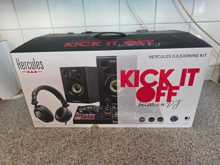 Hercules DJ Learning Kit - Zonder Koptelefoon, Muziek en Instrumenten, Dj-sets en Draaitafels, Gebruikt, Dj-set, Overige merken