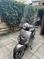 Sym Fiddle 2 blauw kenteken, Fietsen en Brommers, Scooters | SYM, Ophalen, Gebruikt, Benzine, Fiddle