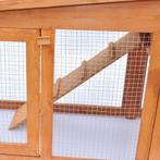 Konijnenhok voor buiten met daken groot hout gratis bezorgd, Nieuw, 60 tot 90 cm, 110 cm of meer, Ophalen of Verzenden