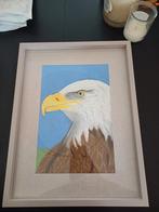 Pastel zeearend tekening, Antiek en Kunst, Ophalen of Verzenden