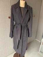 Antracietgrijze trenchcoat maat 36/38, Ophalen of Verzenden, Gedragen, Maat 36 (S), Grijs
