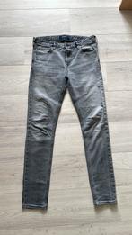 Grijze jeans Scotch & Soda Skim maat 31/32, W32 (confectie 46) of kleiner, Ophalen of Verzenden, Grijs, Gedragen