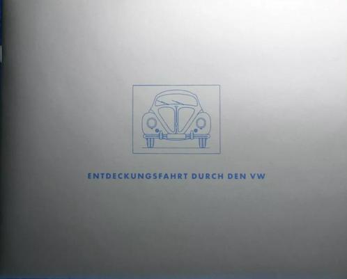 Folder VOLKSWAGEN Entdeckungsfahrt durch den VW 1950 REPRINT, Boeken, Catalogussen en Folders, Zo goed als nieuw, Catalogus, Ophalen of Verzenden