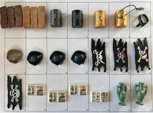 Losse onderdelen piraten accessoires, Kinderen en Baby's, Speelgoed | Playmobil, Los playmobil, Ophalen of Verzenden