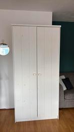 Witte kledingkast, Huis en Inrichting, Kasten | Kledingkasten, Ophalen, 50 tot 100 cm, Zo goed als nieuw, 150 tot 200 cm