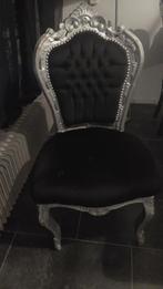Barok stoelen, eettafel, salontafel, Ophalen, Gebruikt, Barok, Zwart