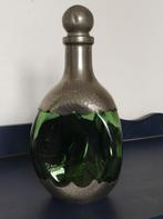 Glazen Daalderop karaf/fles met tin., Antiek en Kunst, Ophalen of Verzenden
