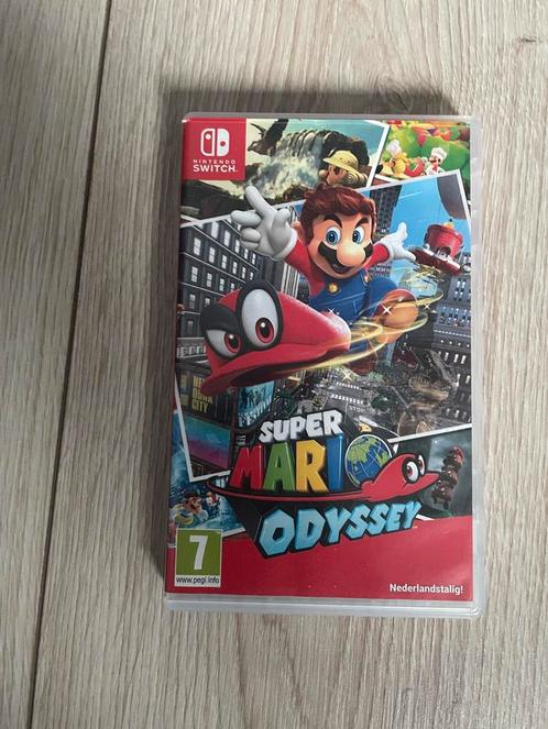 Super Mario Odyssey - Nintendo Switch, Spelcomputers en Games, Games | Nintendo Switch, Zo goed als nieuw, Platform, 1 speler