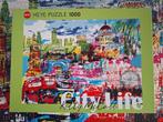 Heye puzzel Kitty McCall - City life London, 1000 stukjes, Ophalen of Verzenden, 500 t/m 1500 stukjes, Gebruikt, Legpuzzel