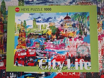 Heye puzzel Kitty McCall - City life London, 1000 stukjes beschikbaar voor biedingen