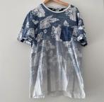 Blauw wit shirt met print, Zara, maat L, Kleding | Heren, Maat 52/54 (L), Zara, Blauw, Ophalen of Verzenden