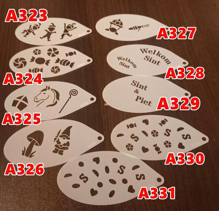 schminksjablonen 1,29 pst brandweer kabouter paard snoepjes, Hobby en Vrije tijd, Feestartikelen, Nieuw, Versiering, Overige, Ophalen of Verzenden