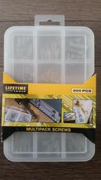 Lifetime Tools Schroevenassortiment-multipack screws 300 pcs, Ophalen of Verzenden, Nieuw, Overige typen, Rvs