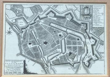 Gravure der stad Vlissingen opgenomen in de Jaare 1750 beschikbaar voor biedingen