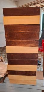 Houten decoratie blokken. Afm. 38 x 38 x 8 cm Lichtgewicht, Ophalen, Zo goed als nieuw