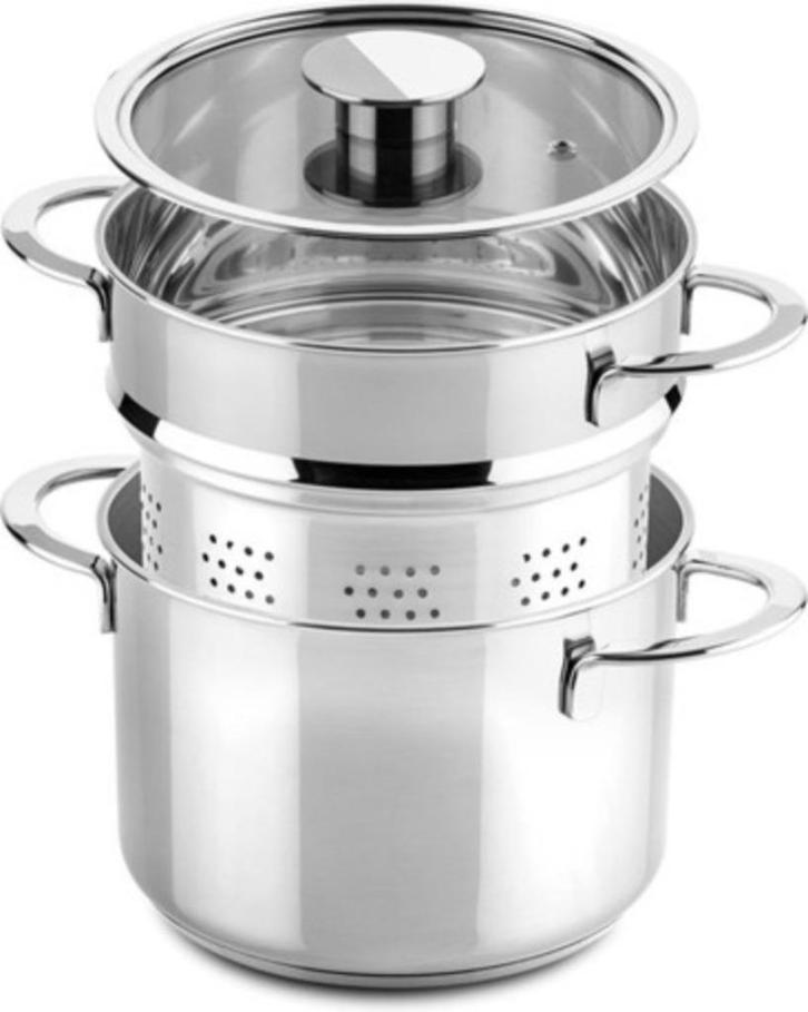 MEPRA pastapan, Huis en Inrichting, Keuken | Potten en Pannen, Gebruikt, Kookpan of Snelkookpan, Rvs, Ophalen