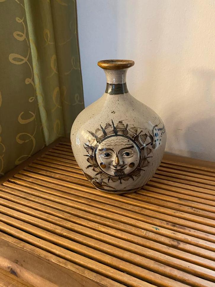 Erfstuk Aardewerk Vaas - Gesigneerd, Antiek en Kunst, Antiek | Vazen, Ophalen of Verzenden