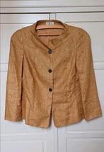 Goud/ mosterdgeel linnen blazer SEY Studio - maat 36, Kleding | Dames, Blouses en Tunieken, Geel, Sey studio, Ophalen of Verzenden