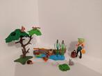 Playmobil boom, vijver eenden, konijn en verzorgster, Nieuw, Ophalen of Verzenden