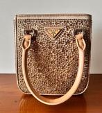Prada Mini Tote Caramel Glitter - Nieuw!, Sieraden, Tassen en Uiterlijk, Tassen | Damestassen, Verzenden, Nieuw, Beige, Avondtasje