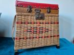 Vintage rotan vis koffer, Ophalen of Verzenden